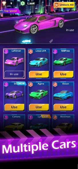 Beat Racing [MOD: безлимитные деньги и все машины открыты] последняя версия — скриншот 5
