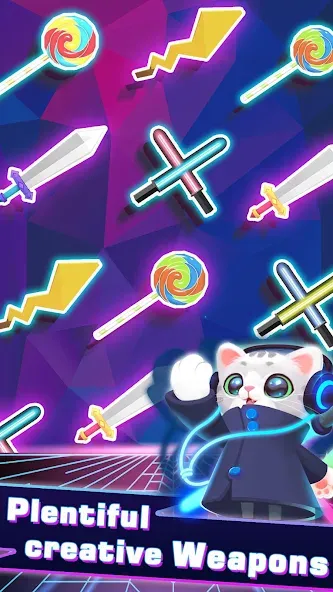 Взломанная Sonic Cat [MOD: новые скины и усиленная скорость] на Андроид — скриншот 5