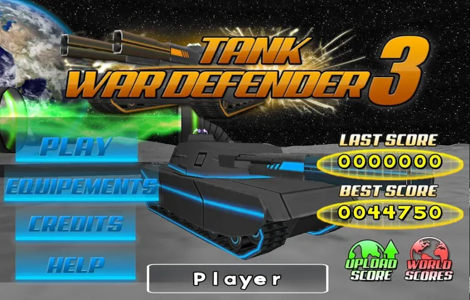 Tank War Defender 3 [MOD: безлимитные деньги и мощные танки] — Скачать бесплатно (APK) — скриншот 1