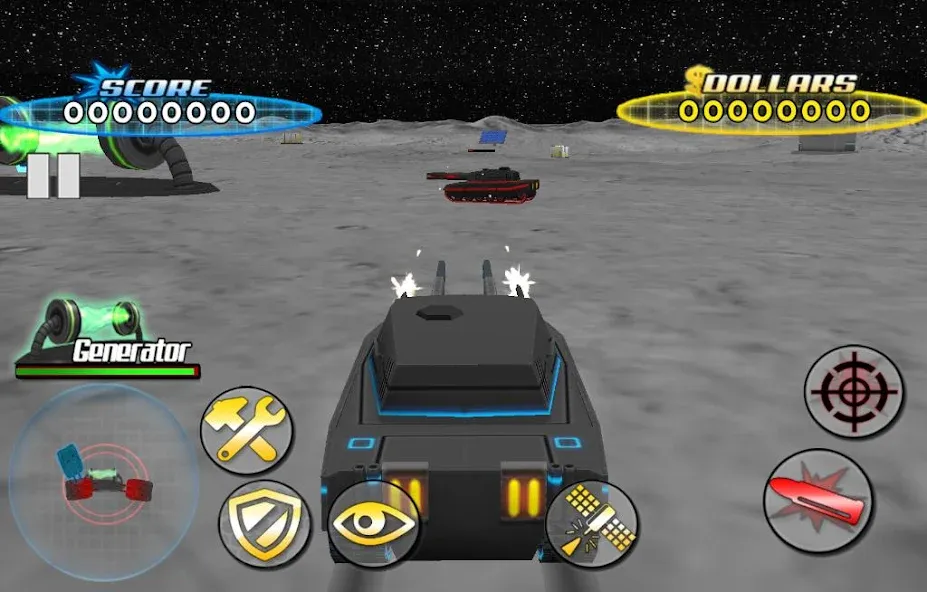 Tank War Defender 3 [MOD: безлимитные деньги и мощные танки] — Скачать бесплатно (APK) — скриншот 2