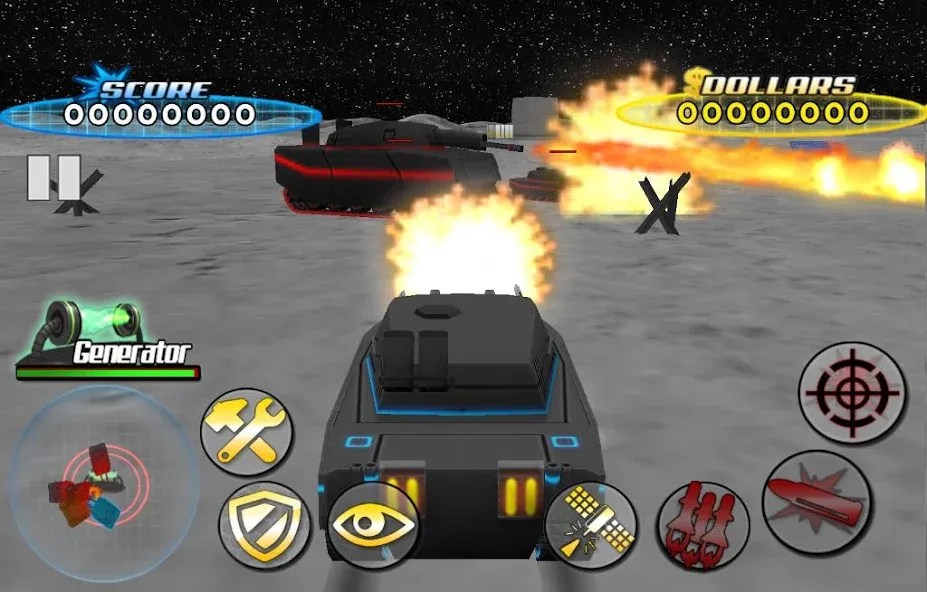 Tank War Defender 3 [MOD: безлимитные деньги и мощные танки] — Скачать бесплатно (APK) — скриншот 4