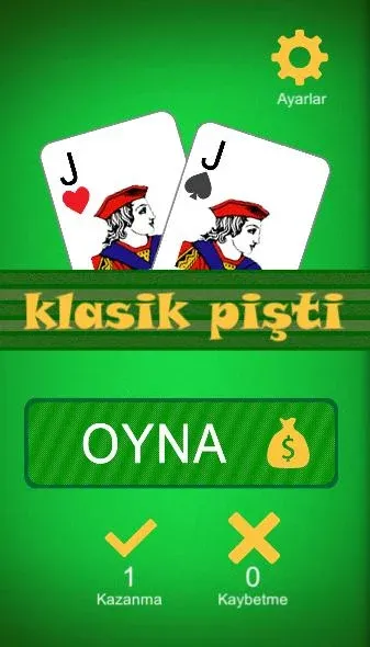 Скачать взлом Klasik Pişti İnternetsiz [MOD: без рекламы и без интернета] — скриншот 2