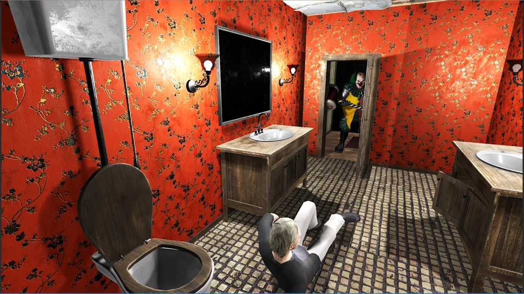 Horror Clown - Scary Ghost [MOD: страшные приключения без ограничений] (Бесплатно / APK) — скриншот 5