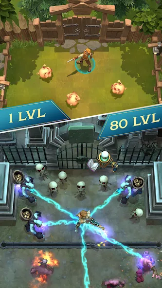 Скачать взлом Heroics Epic Legend of Archero [MOD: безлимитные деньги и энергии] — скриншот 2