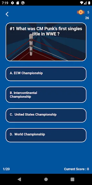 Скачать World Wrestling Trivia [MOD: безлимитные монеты и все ответы открыты] на телефон — скриншот 4