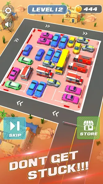 Unblock It Car Puzzle Game [MOD: без рекламы и все уровни открыты] на Андроид — скриншот 4