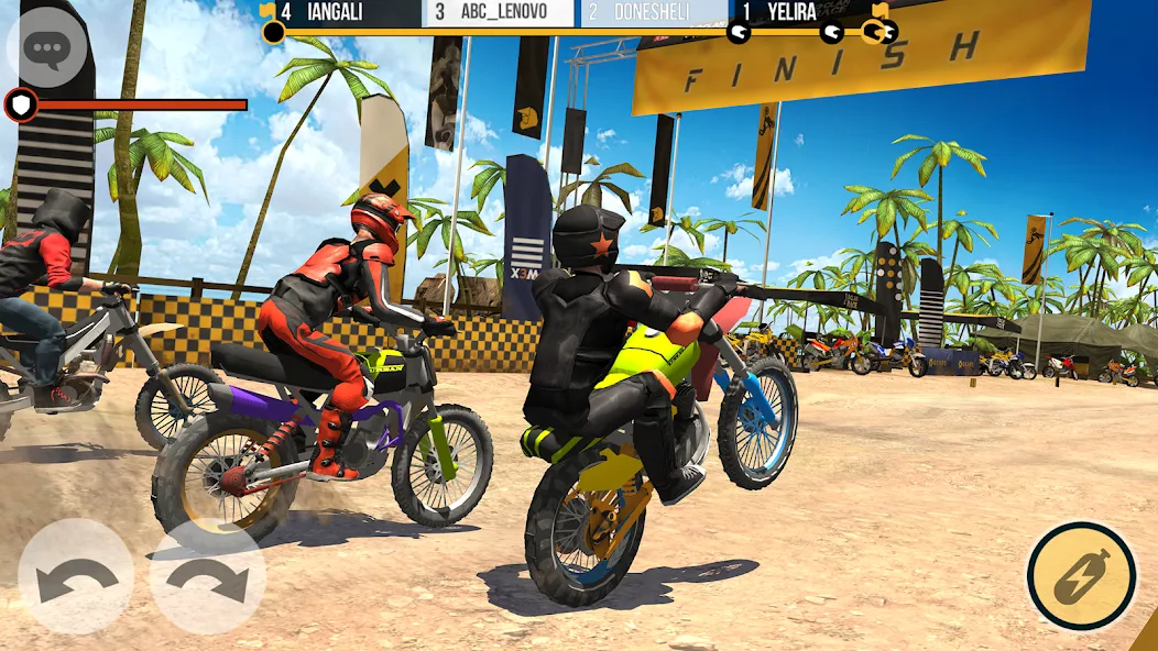 Clan Race: PVP Motocross races [MOD: много денег и все открыто] последняя версия — скриншот 2