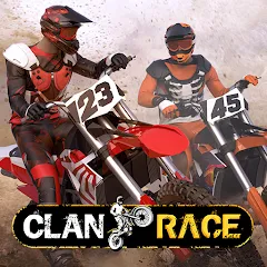 Clan Race: PVP Motocross races [MOD: много денег и все открыто] последняя версия