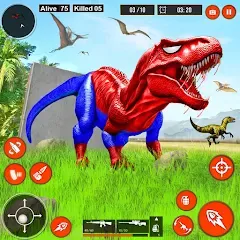 Скачать взлом Real Dino Hunter 3D Gun Games [MOD: безлимитные патроны и оружие]