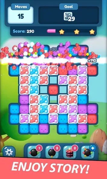 Match Blast Puzzle 3 [MOD: безлимитные деньги и все уровни открыты] — Скачать бесплатно (APK) — скриншот 4
