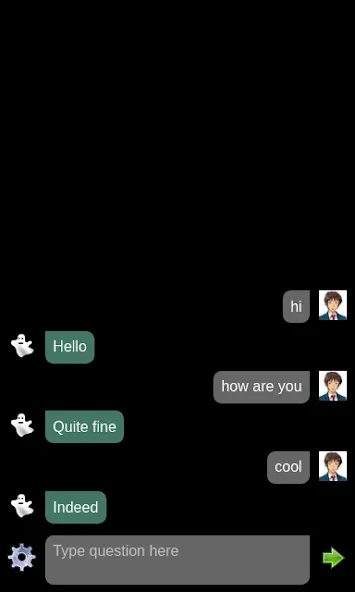 Скачать взлом Ghost chat bot [MOD: умный призрачный чат без ограничений] — скриншот 2
