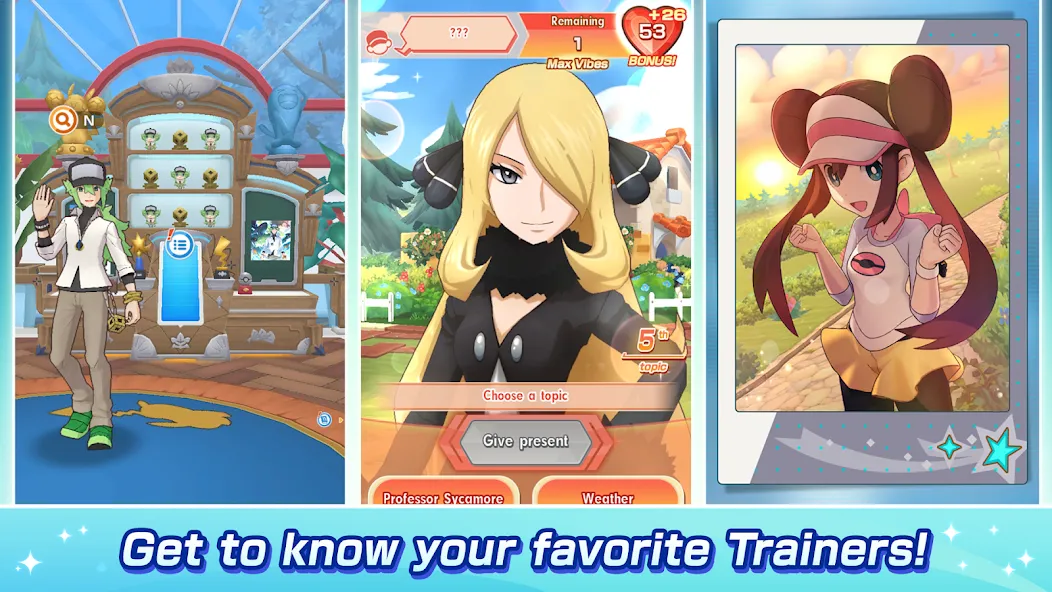 Скачать Pokémon Masters EX [MOD: безлимитные кристаллы и усиленные синхропары] на телефон — скриншот 3