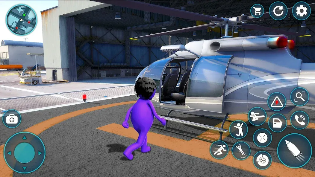 Скачать Blue Hero Gangster City Mafia [MOD: безлимитные деньги и оружие] — скриншот 5
