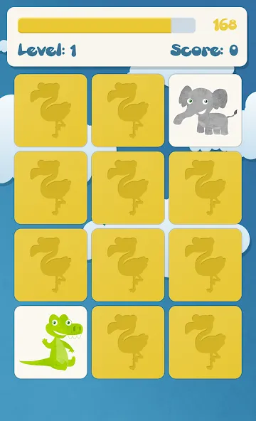 Animals memory game for kids [MOD: все животные и уровни открыты] на Андроид — скриншот 3