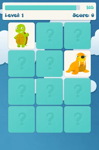 Animals memory game for kids [MOD: все животные и уровни открыты] на Андроид — скриншот 5