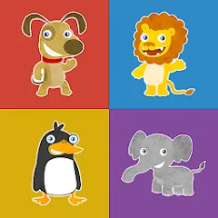 Animals memory game for kids [MOD: все животные и уровни открыты] на Андроид