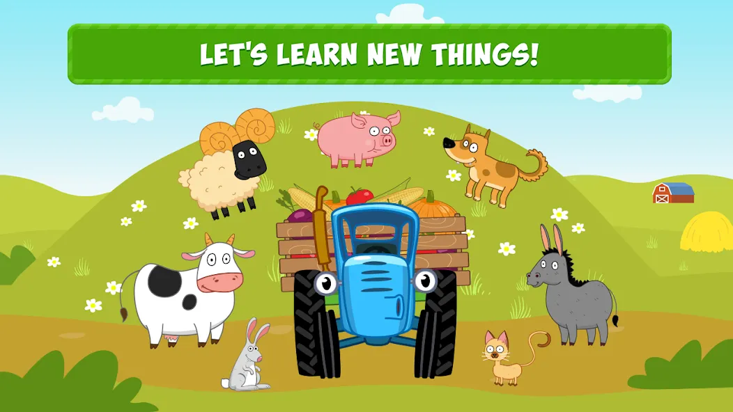 Скачать Tractor Games for Kids & Baby! [MOD: все тракторы и уровни открыты] на телефон — скриншот 2