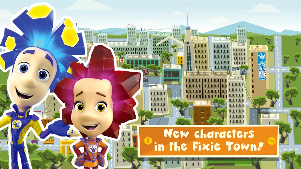 Скачать взлом The Fixies Town Cool Kid Games [MOD: разблокированы все игры и персонажи] — скриншот 1