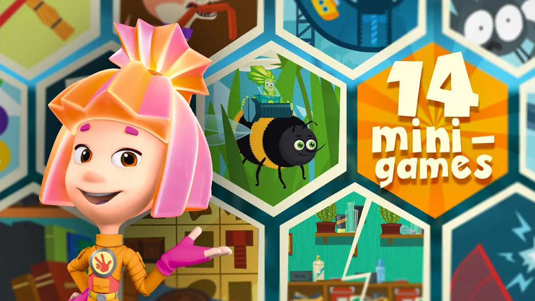 Скачать взлом The Fixies Town Cool Kid Games [MOD: разблокированы все игры и персонажи] — скриншот 2