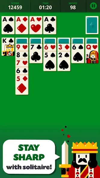 Solitaire: Decked Out [MOD: безлимитные подсказки и отмены ходов] на Андроид — скриншот 1
