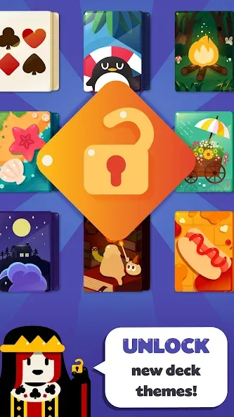 Solitaire: Decked Out [MOD: безлимитные подсказки и отмены ходов] на Андроид — скриншот 2