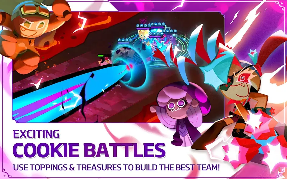 Скачать взлом CookieRun: Kingdom [MOD: безлимитные ресурсы и кристаллы] — скриншот 5