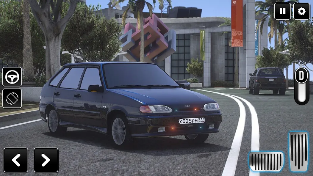 2114 Car Driving: Lada sedan [MOD: безлимитные деньги и топливо] на Андроид — скриншот 2