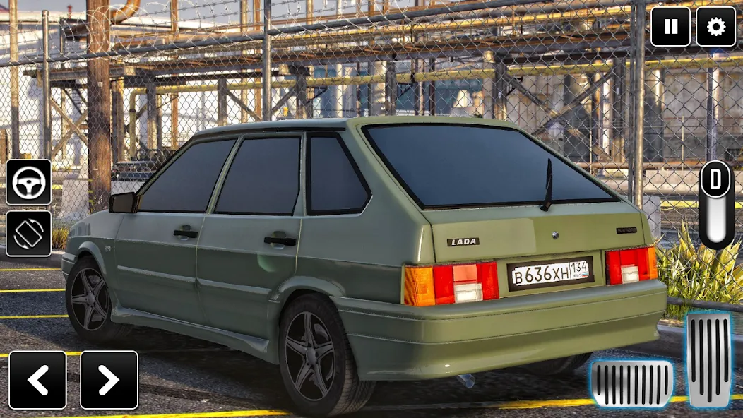 2114 Car Driving: Lada sedan [MOD: безлимитные деньги и топливо] на Андроид — скриншот 3