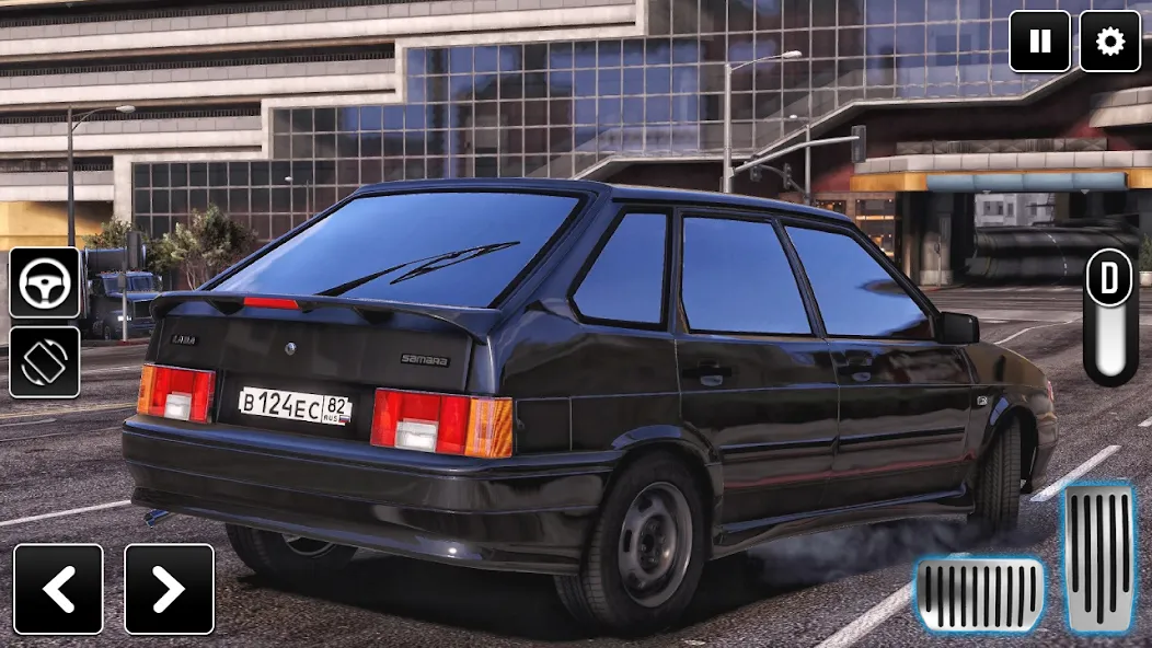 2114 Car Driving: Lada sedan [MOD: безлимитные деньги и топливо] на Андроид — скриншот 4