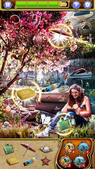 Hidden Object: 4 Seasons [MOD: открыты все сезоны и уровни] на Андроид — скриншот 2