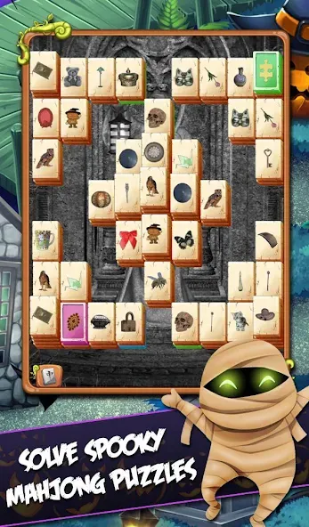 Mahjong: Secret Mansion [MOD: безлимитные монеты и открыты все уровни] на Андроид — скриншот 3