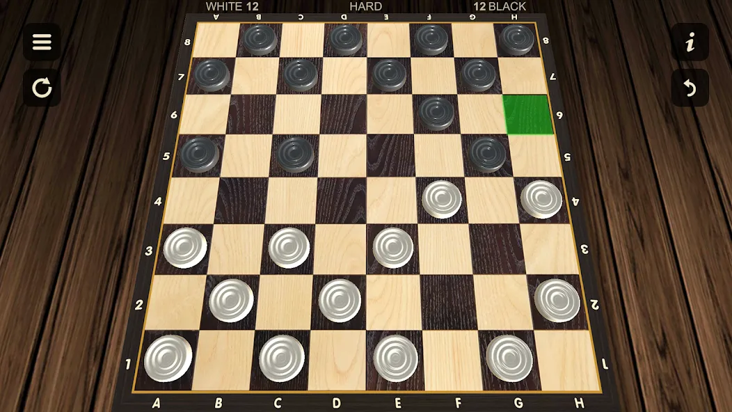 Скачать Checkers - Two player [MOD: игра вдвоём без ограничений] — скриншот 1