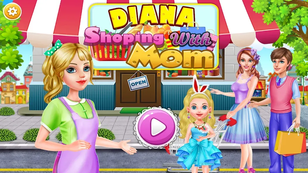 Взломанная Mall Shopping with Diana [MOD: открыты все магазины и уровни] на Андроид — скриншот 1