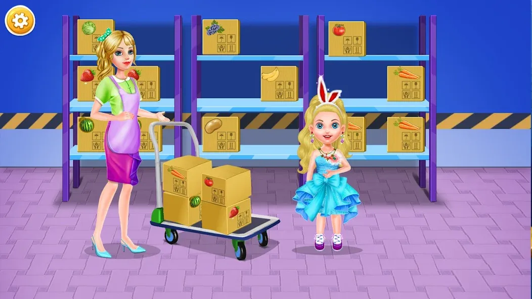 Взломанная Mall Shopping with Diana [MOD: открыты все магазины и уровни] на Андроид — скриншот 4