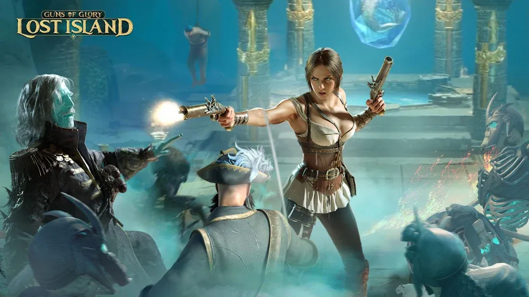 Guns of Glory: Lost Island [MOD: безлимитные ресурсы и ускоренное строительство] (Бесплатно / APK) — скриншот 2