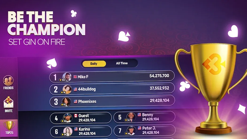 Скачать взлом Gin Rummy Extra - Online Rummy [MOD: безлимитные монеты и премиум-функции] — скриншот 5