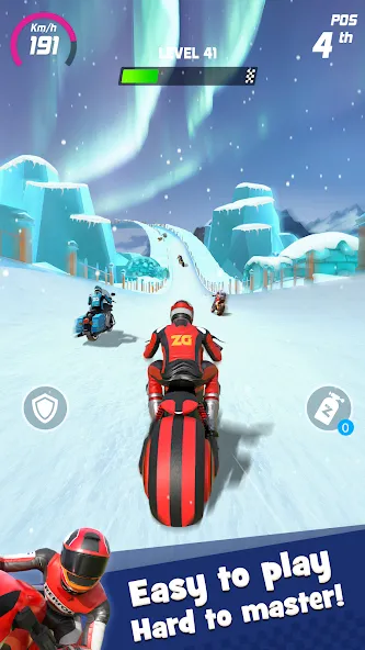 Взломанная Bike Race: Racing Game [MOD: безлимитные деньги и открыты все уровни] на Андроид — скриншот 1