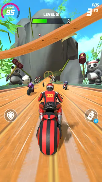 Взломанная Bike Race: Racing Game [MOD: безлимитные деньги и открыты все уровни] на Андроид — скриншот 3
