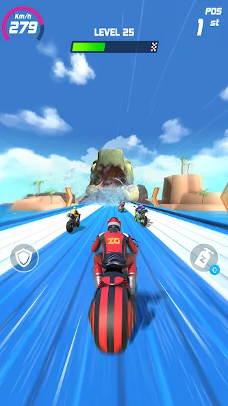 Взломанная Bike Race: Racing Game [MOD: безлимитные деньги и открыты все уровни] на Андроид — скриншот 5