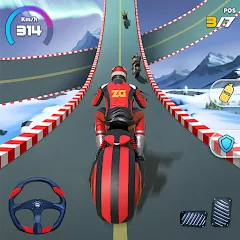 Взломанная Bike Race: Racing Game [MOD: безлимитные деньги и открыты все уровни] на Андроид