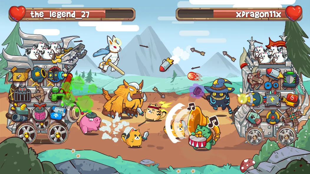 CatnRobot Idle TD: Battle Cat [MOD: безлимитные деньги и усиленные башни] — Скачать бесплатно (APK) — скриншот 3