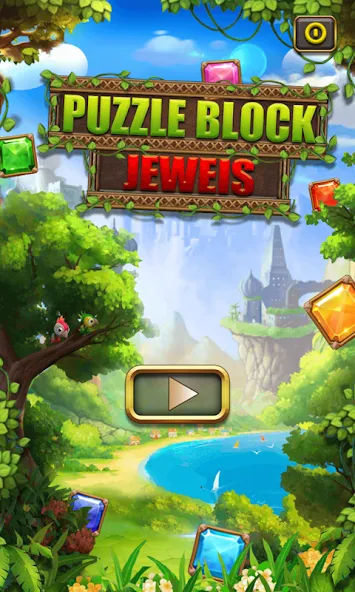 Puzzle Block Jewels [MOD: без рекламы и бесконечные подсказки] на Андроид — скриншот 1