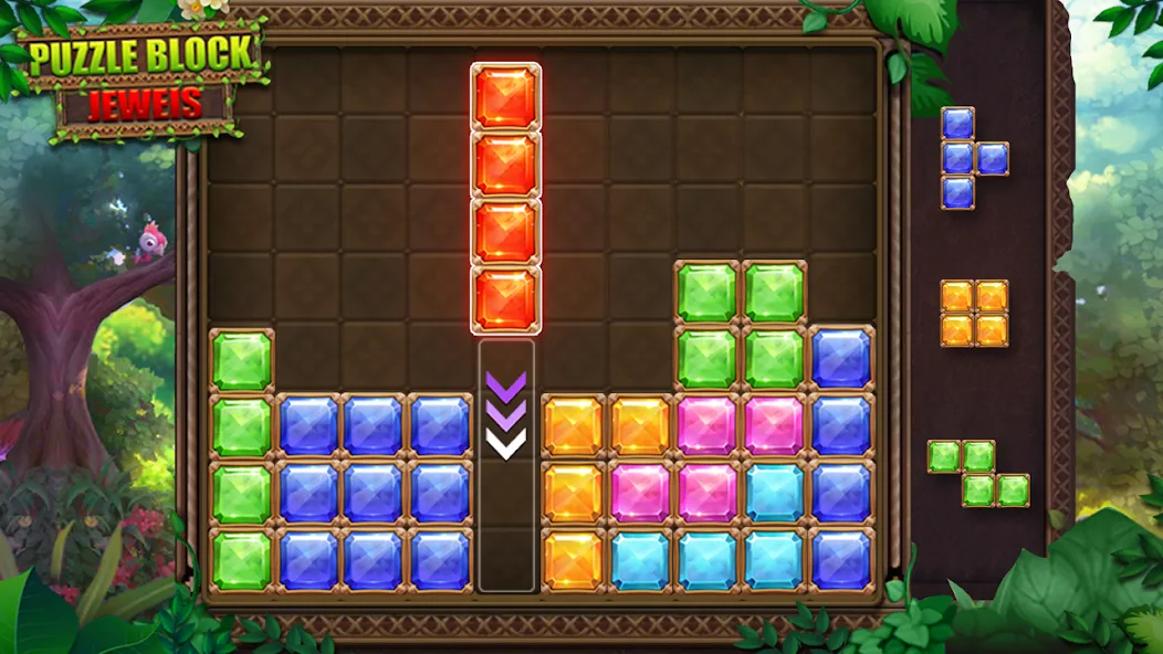 Puzzle Block Jewels [MOD: без рекламы и бесконечные подсказки] на Андроид — скриншот 5