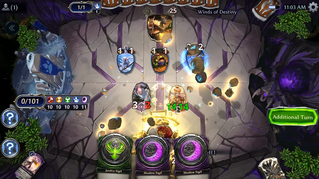 Взломанная Eternal Card Game [MOD: безлимитные деньги и редкие карты] на Андроид — скриншот 1