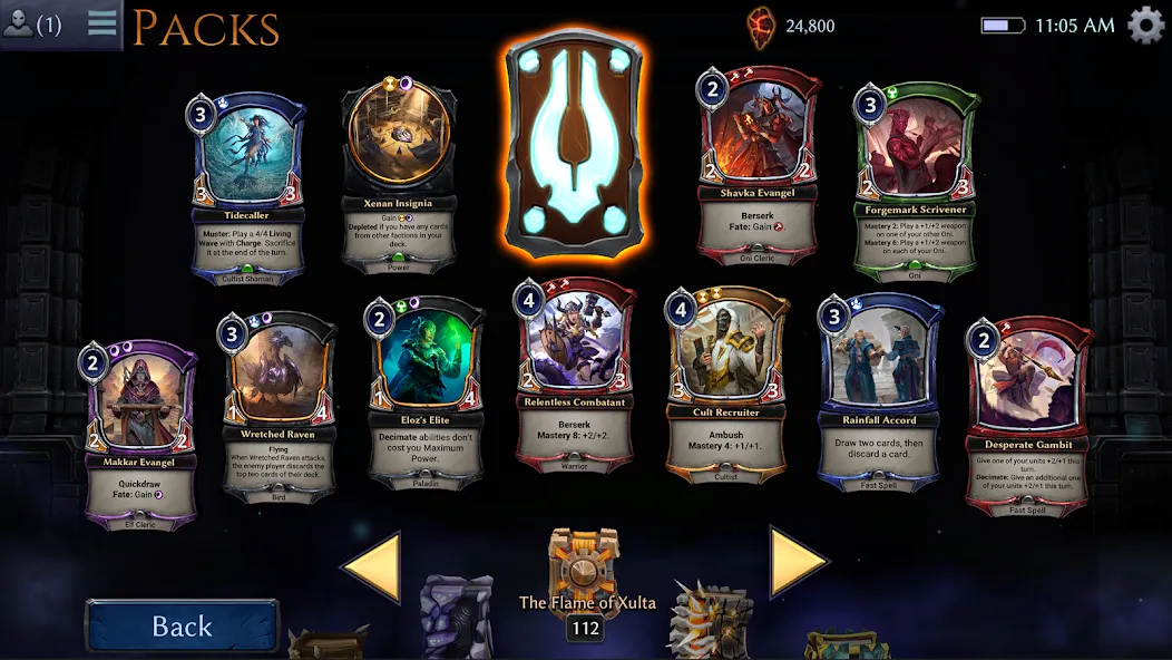 Взломанная Eternal Card Game [MOD: безлимитные деньги и редкие карты] на Андроид — скриншот 2