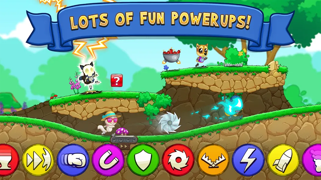 Скачать Fun Run 3 - Multiplayer Games [MOD: без рекламы и все персонажи открыты] на телефон — скриншот 1