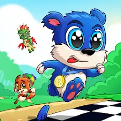Скачать Fun Run 3 - Multiplayer Games [MOD: без рекламы и все персонажи открыты] на телефон