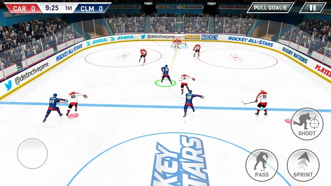 Hockey All Stars [MOD: безлимитные деньги и энергия] на Андроид — скриншот 1