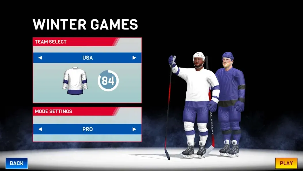 Hockey All Stars [MOD: безлимитные деньги и энергия] на Андроид — скриншот 4