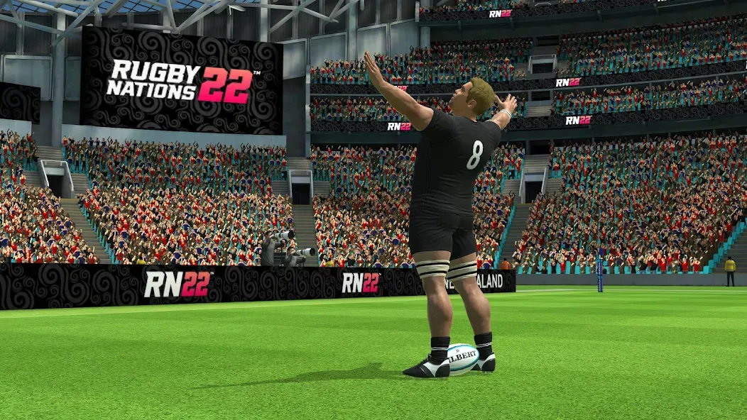 Взломанная Rugby Nations 22 [MOD: разблокированы команды и безлимитные деньги] на Андроид — скриншот 2